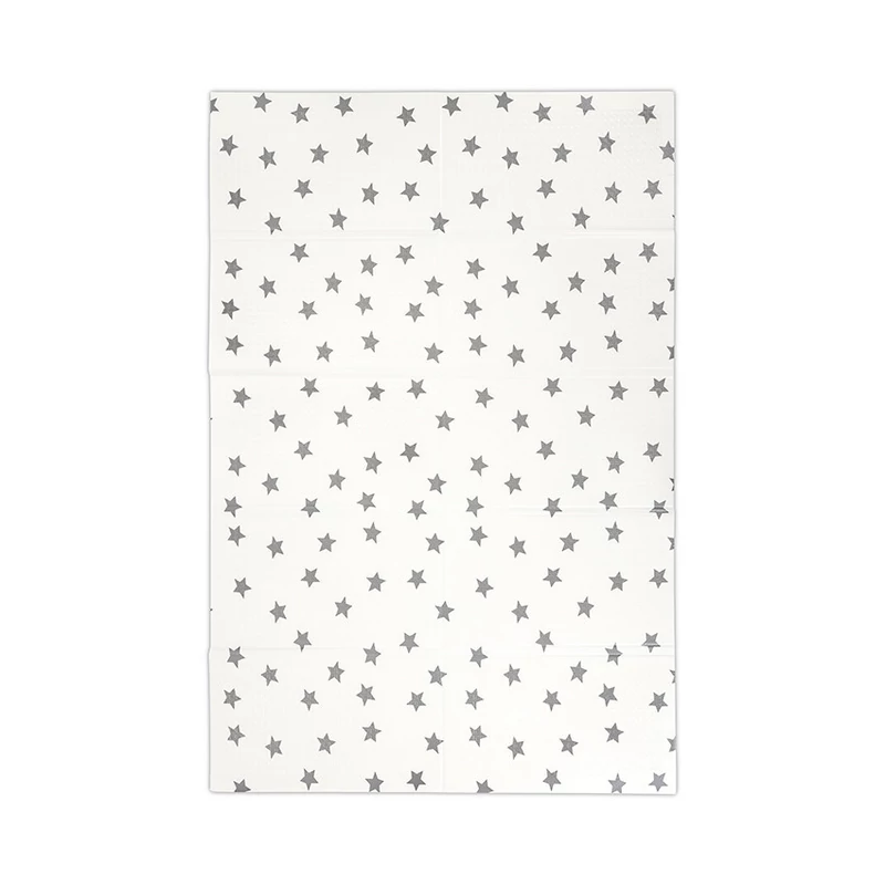 Lorelli Összehajtható 2 oldalas thermo játszószőnyeg 120x180cm - Beige Home & stars