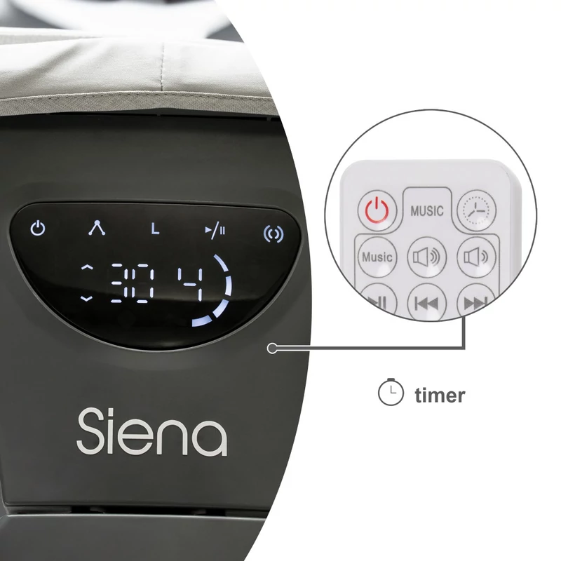 Lorelli Siena elektromos babahinta - Light Grey