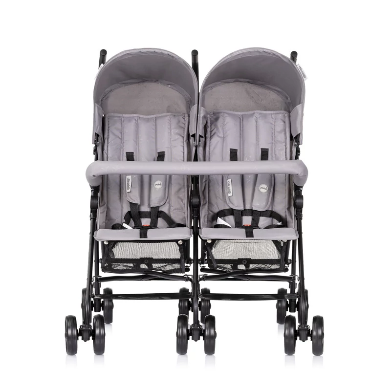 Chipolino Double Point iker babakocsi - Cloud grey