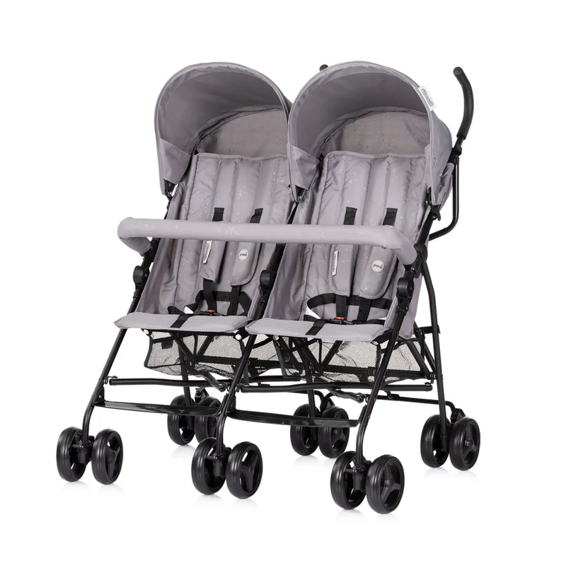 Chipolino Double Point iker babakocsi - Cloud grey
