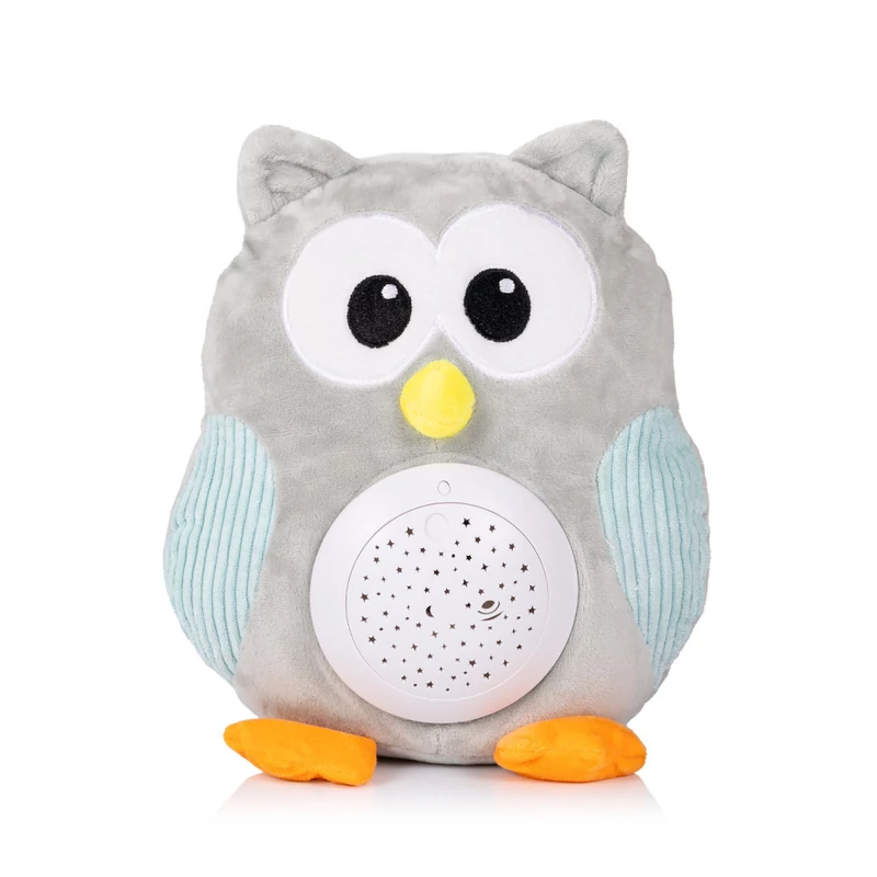 Chipolino projektoros zenélő plüss játék - Owl