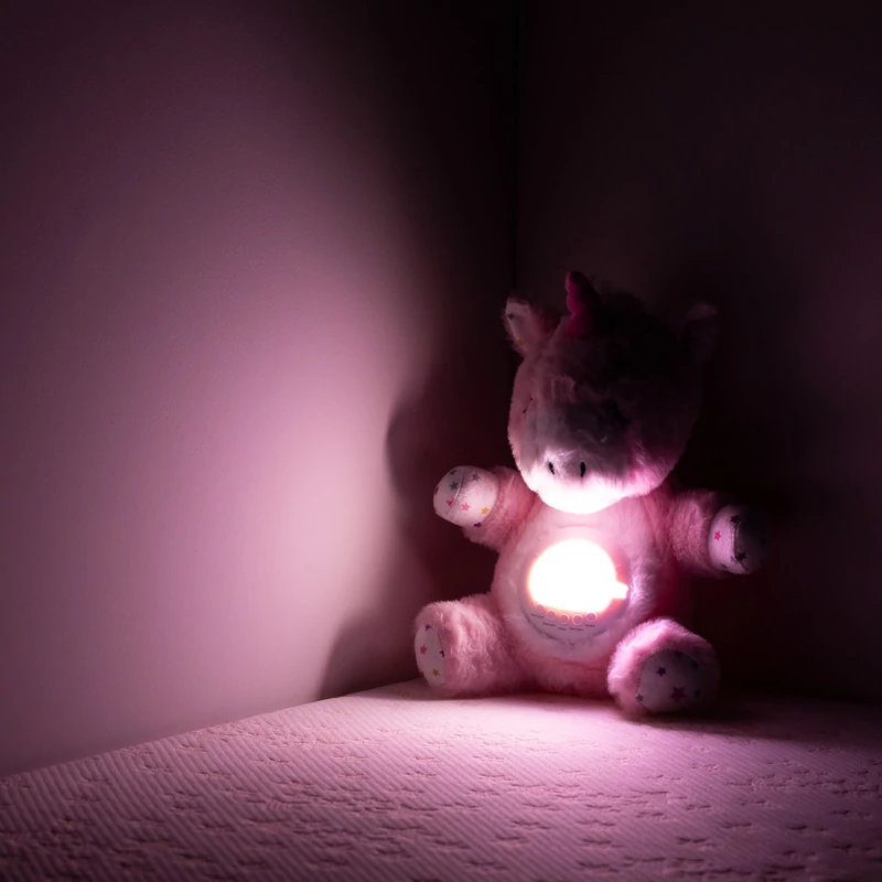 Chipolino projektoros zenélő plüss játék - Unicorn