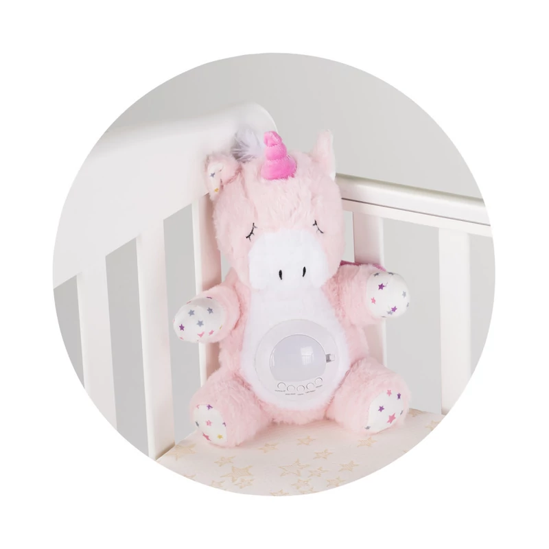 Chipolino projektoros zenélő plüss játék - Unicorn