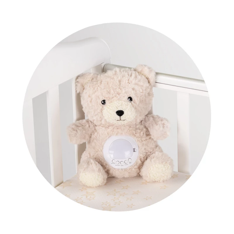 Chipolino projektoros zenélő plüss játék - Bear beige