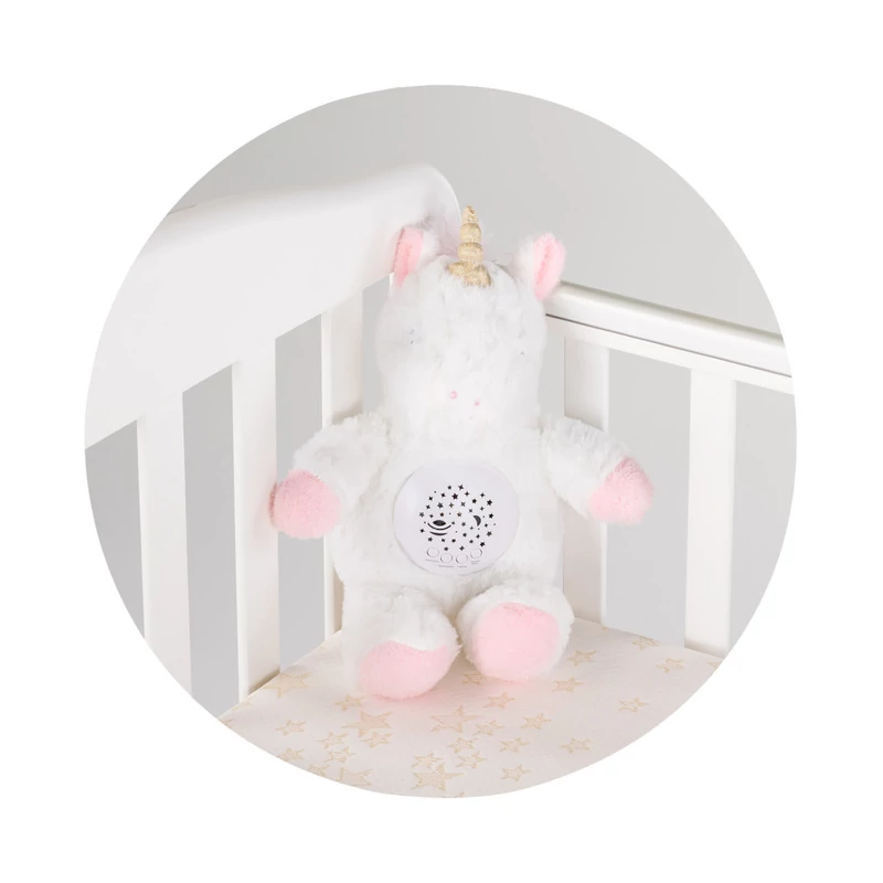 Chipolino projektoros zenélő plüss játék - Little Unicorn