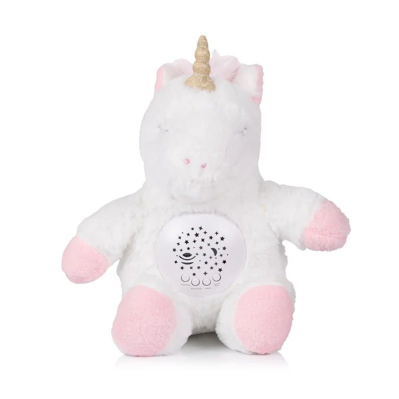 Chipolino projektoros zenélő plüss játék - Little Unicorn