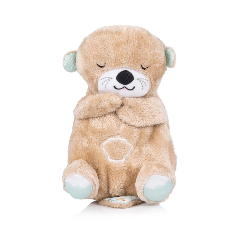 Chipolino Otter zenélő plüss játék - beige