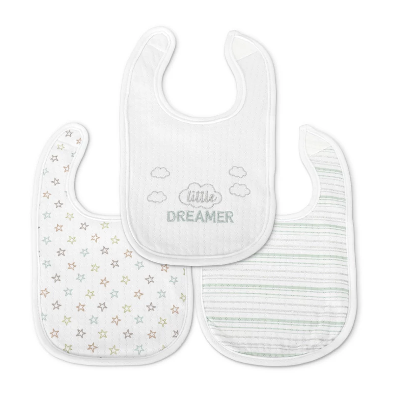 Lorelli Natural tépőzáras előke 3db - Unisex