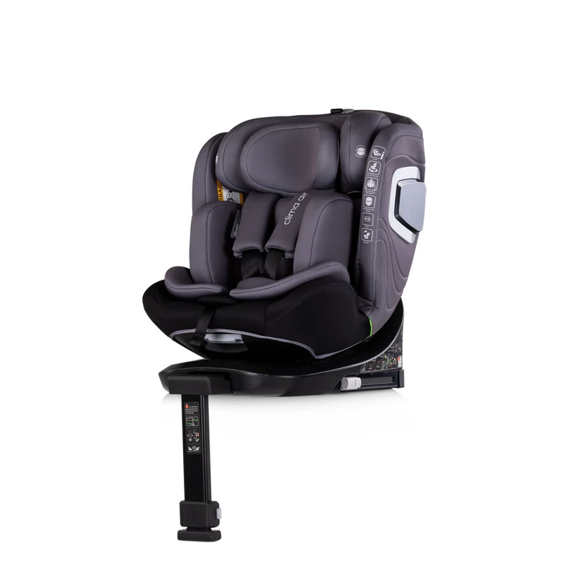 Chipolino Clima Air I-Size autósülés 40-150cm - anthracite