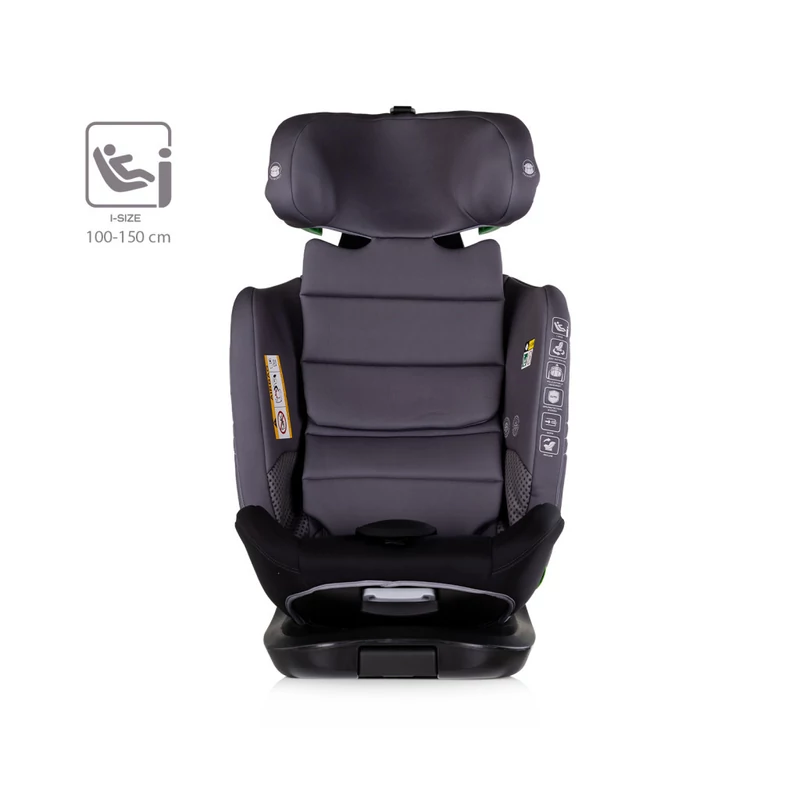 Chipolino Clima Air I-Size autósülés 40-150cm - anthracite