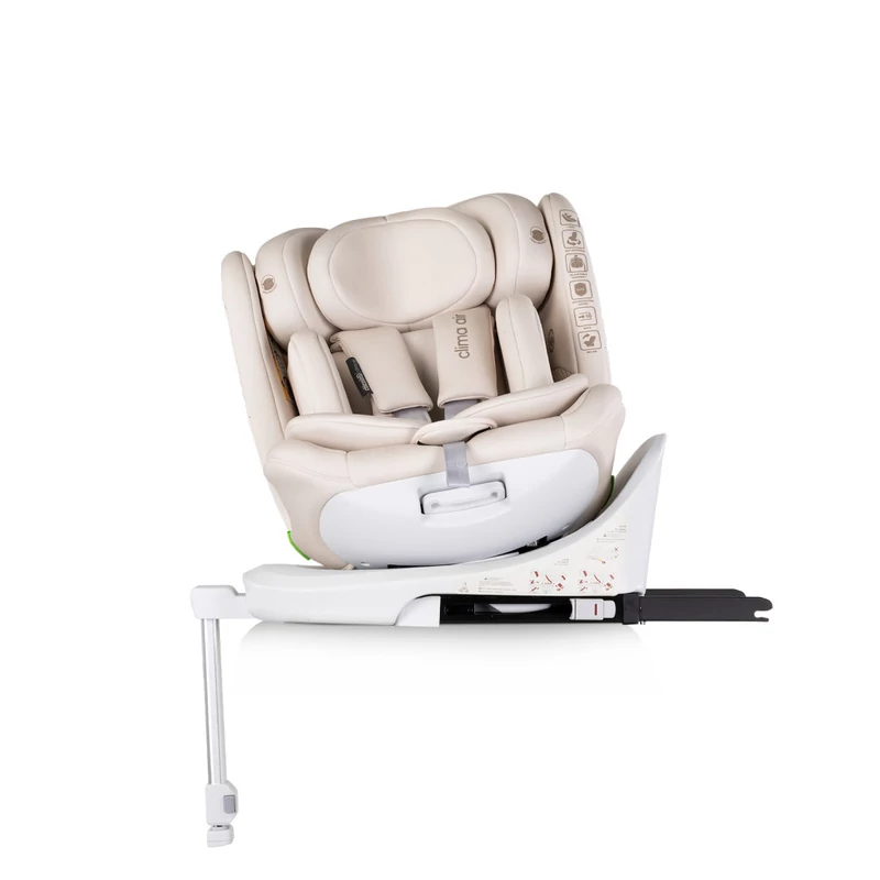 Chipolino Clima Air I-Size autósülés 40-150cm - biscotta