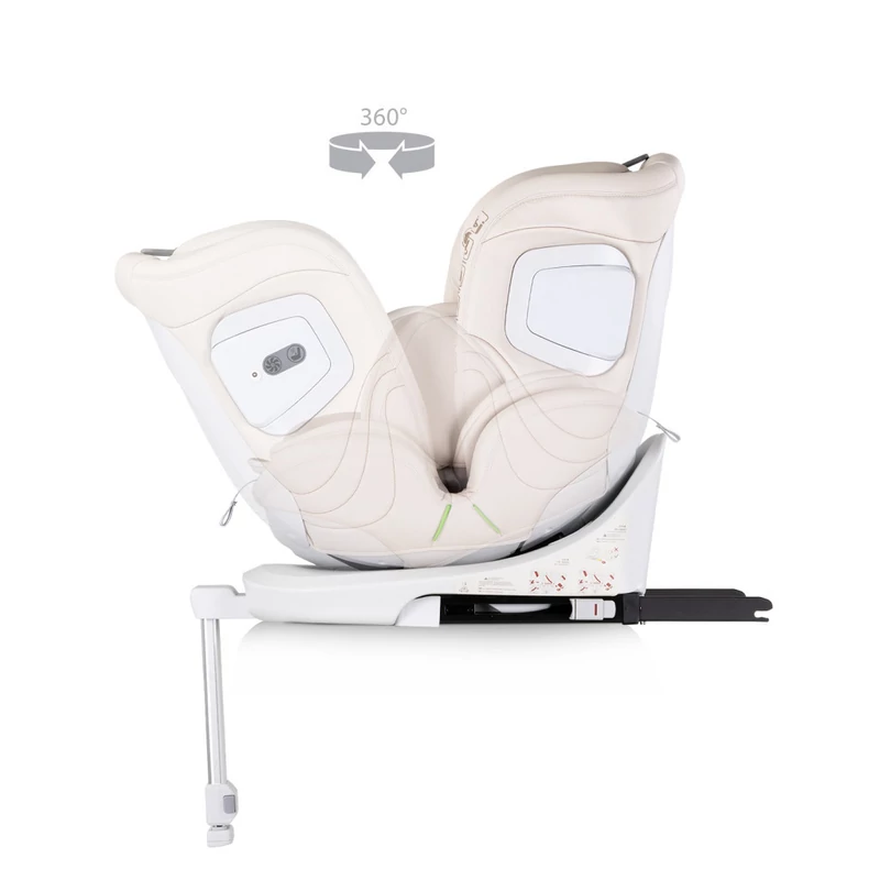 Chipolino Clima Air I-Size autósülés 40-150cm - biscotta