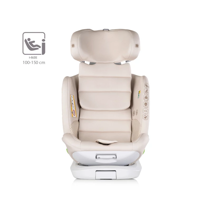 Chipolino Clima Air I-Size autósülés 40-150cm - biscotta