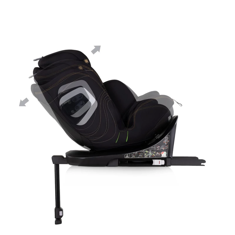 Chipolino Clima Air I-Size autósülés 40-150cm - blackberry