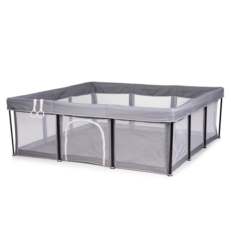 Chipolino Easy babakarám összecsukható 180x180 cm - grey