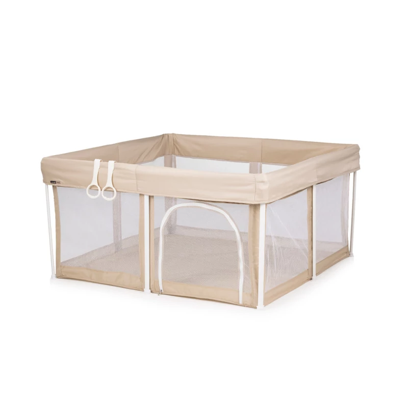 Chipolino Vibe babakarám összecsukható 120x120 cm - beige