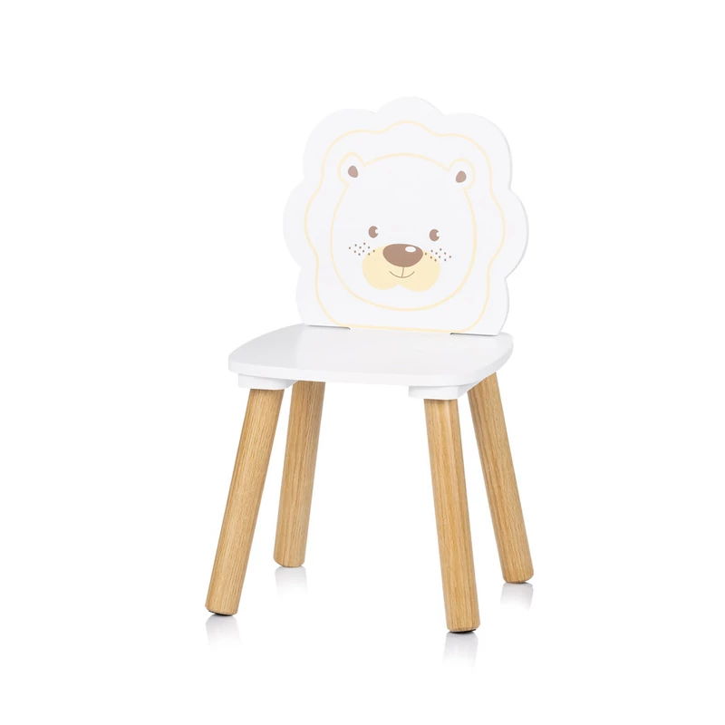 Chipolino Asztalka 2 székkel - hippo and lion