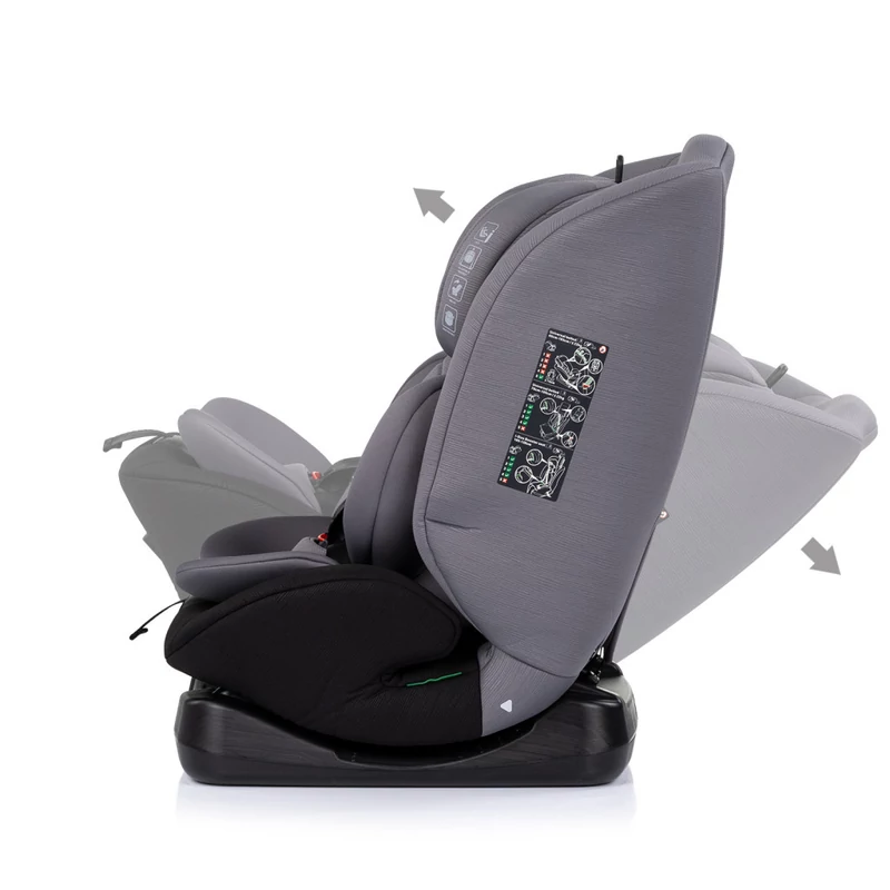 Chipolino Mondial autósülés I-Size 40-150cm - charcoal