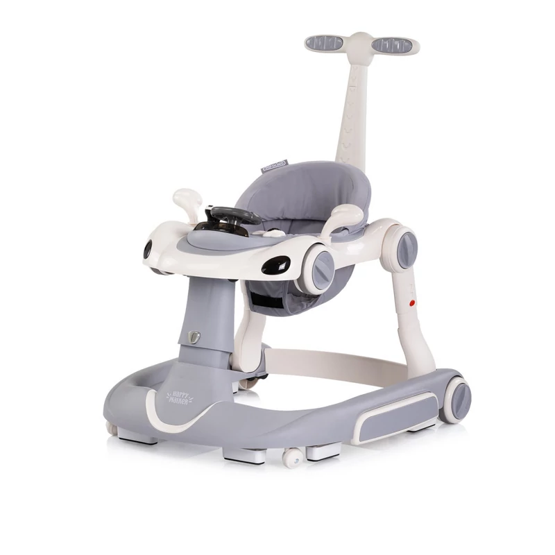 Chipolino Happy Walker bébikomp - grey