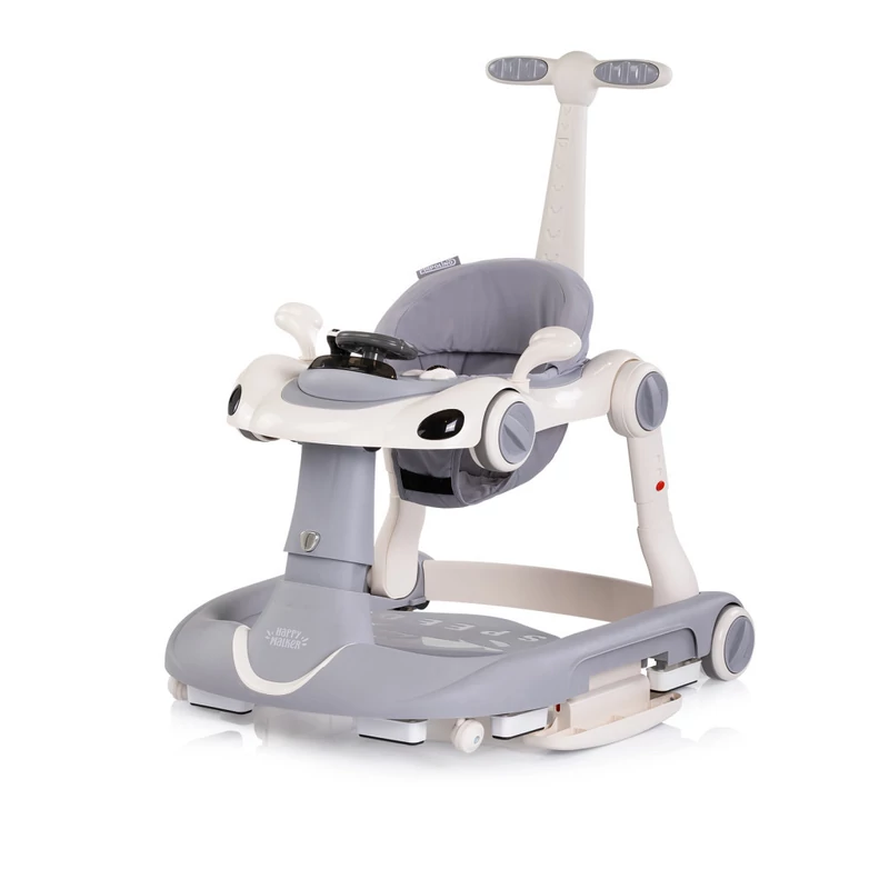 Chipolino Happy Walker bébikomp - grey