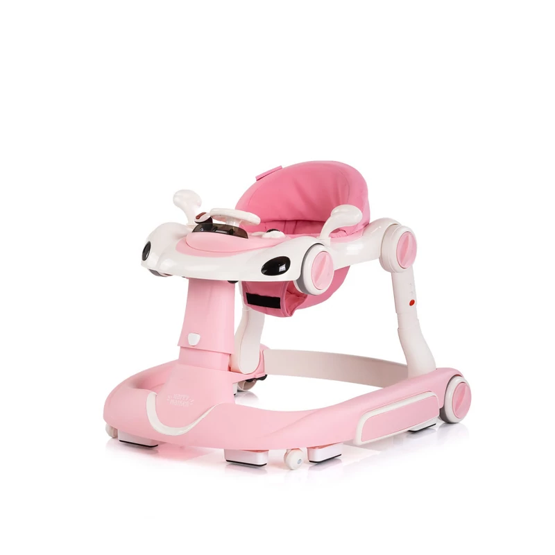 Chipolino Happy Walker bébikomp - pink