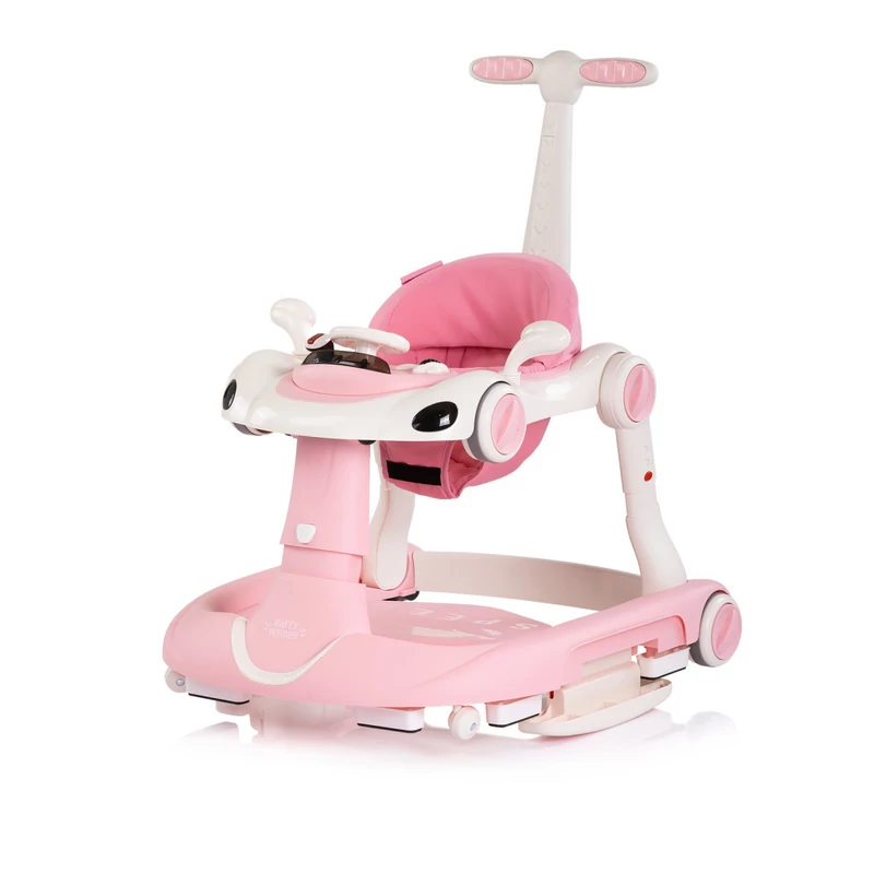 Chipolino Happy Walker bébikomp - pink
