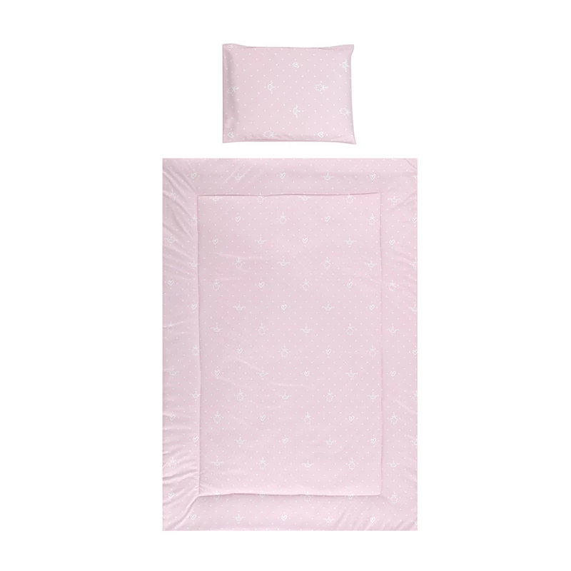 Lorelli 5 részes ágynemű garnitúra - Little Bear Pink