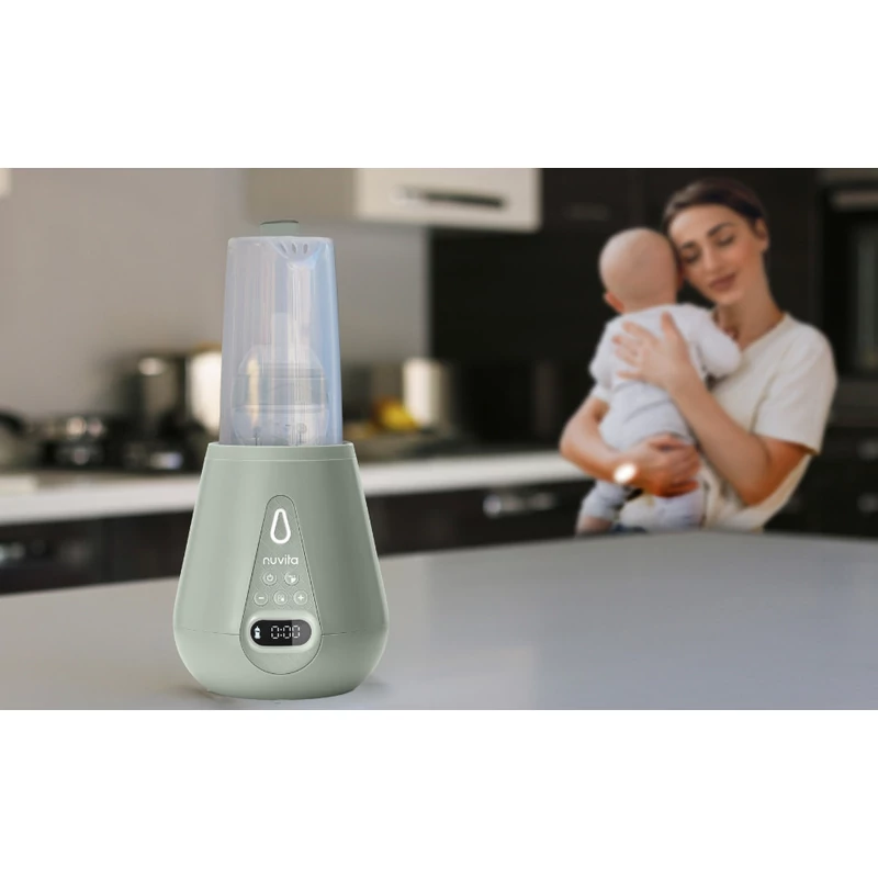 Nuvita digitális cumisüveg-melegítő - 1170 - Sage green