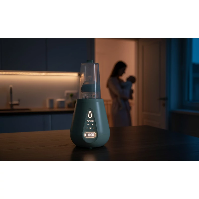 Nuvita digitális cumisüveg-melegítő - 1170 - Sage green