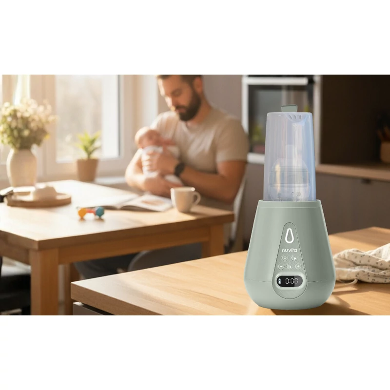 Nuvita digitális cumisüveg-melegítő - 1170 - Sage green