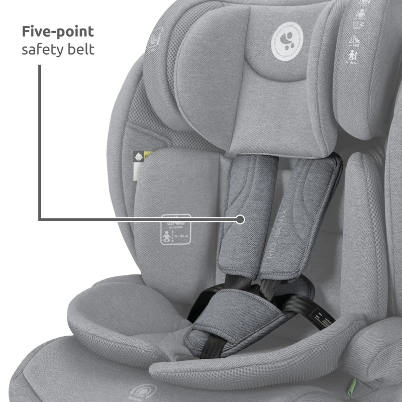 Lorelli Rio isofix autósülés i-Size 76 -150cm - Pink