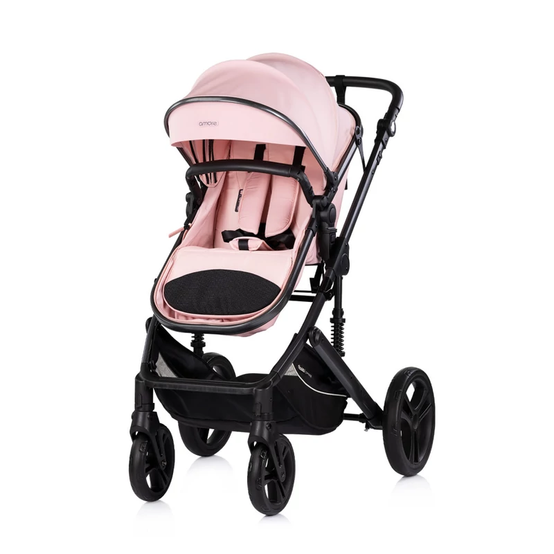Chipolino Amore babakocsi mózessé alakítható sportrésszel - Powder pink