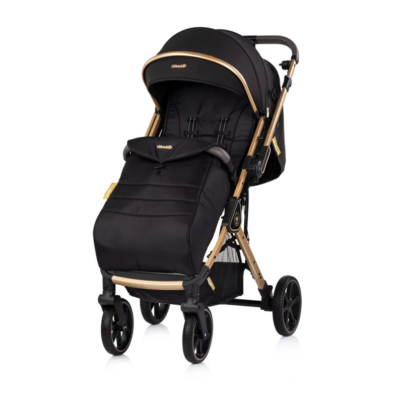 Chipolino Omnia átfordítható sport babakocsi - noir