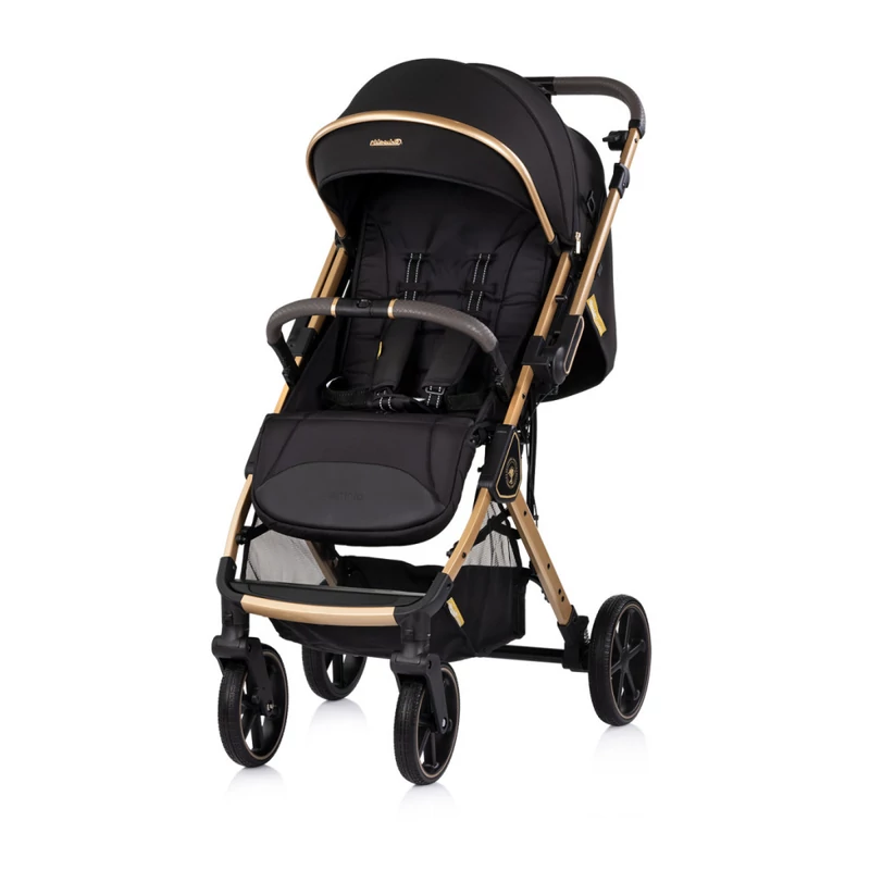 Chipolino Omnia átfordítható sport babakocsi - noir