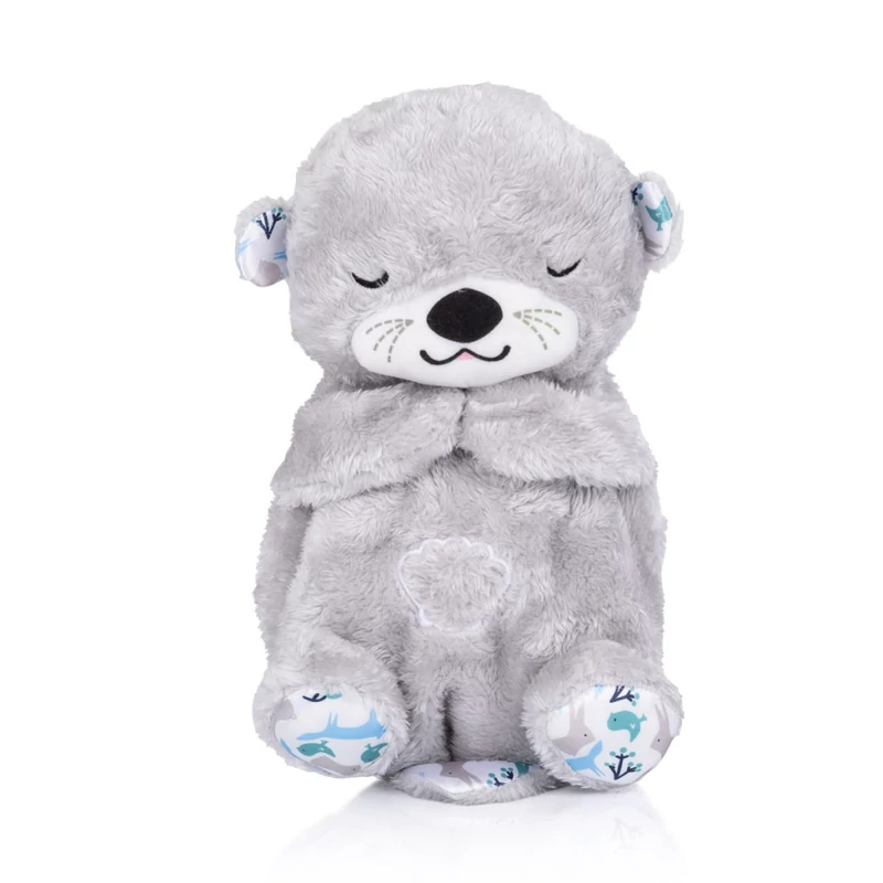 Chipolino Otter zenélő plüss játék - grey