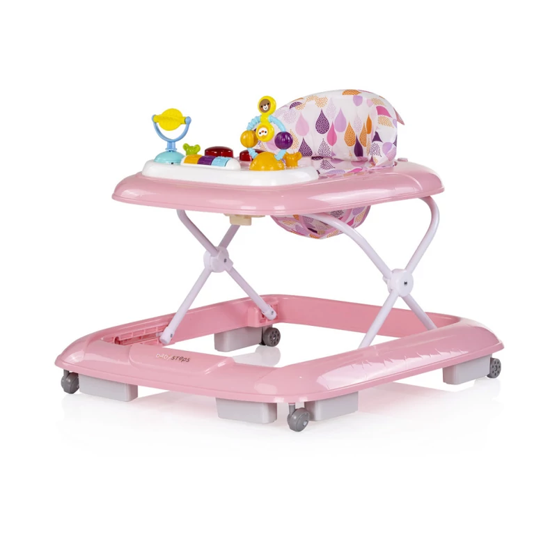 Chipolino Baby Steps zenélő bébikomp - Pink