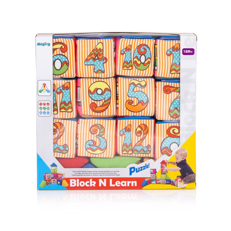 Chipolino Puha játékkockák - 12 db