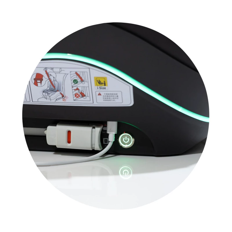 Chipolino Genesis Smart I-Size Isofix gyerekülés 125-150 cm hőszabályozással - Noir