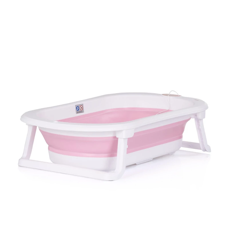 Chipolino Sonata kád + állvány pelenkázólappal - Pink