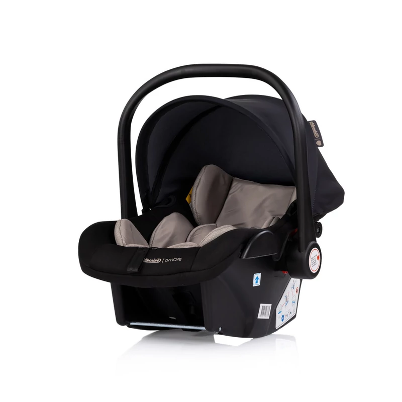 Chipolino Amore autóshordozó adapterrel 40-87cm - Noir