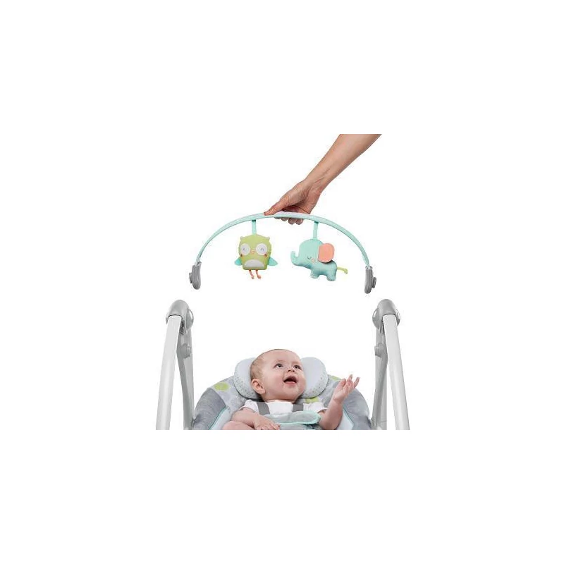 Bright Starts Ingenuity hinta dallamokkal, Hoot&Hugs, 0 hó+, 9 kg-ig