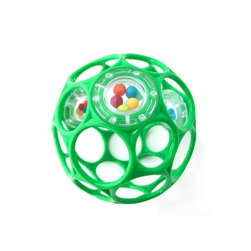 Bright Starts játék, Oball Rattle, 10 cm, Seafoam