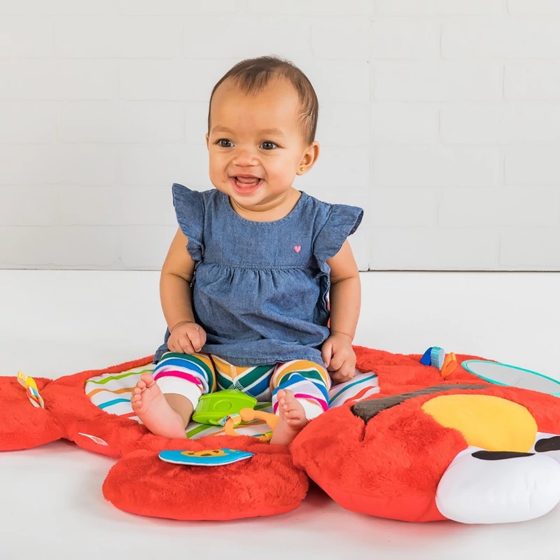 BRIGHT STARTS Játszószőnyeg Tummy-Time Elmo™ 0hó+