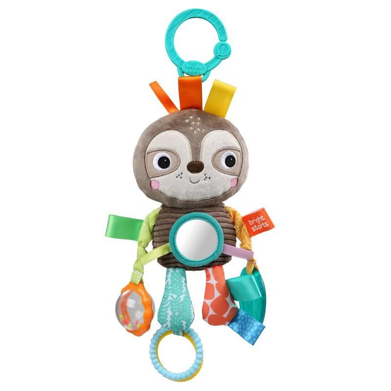 BRIGHT STARTS Játék C karikán Playful Pals lajhár 0hó+