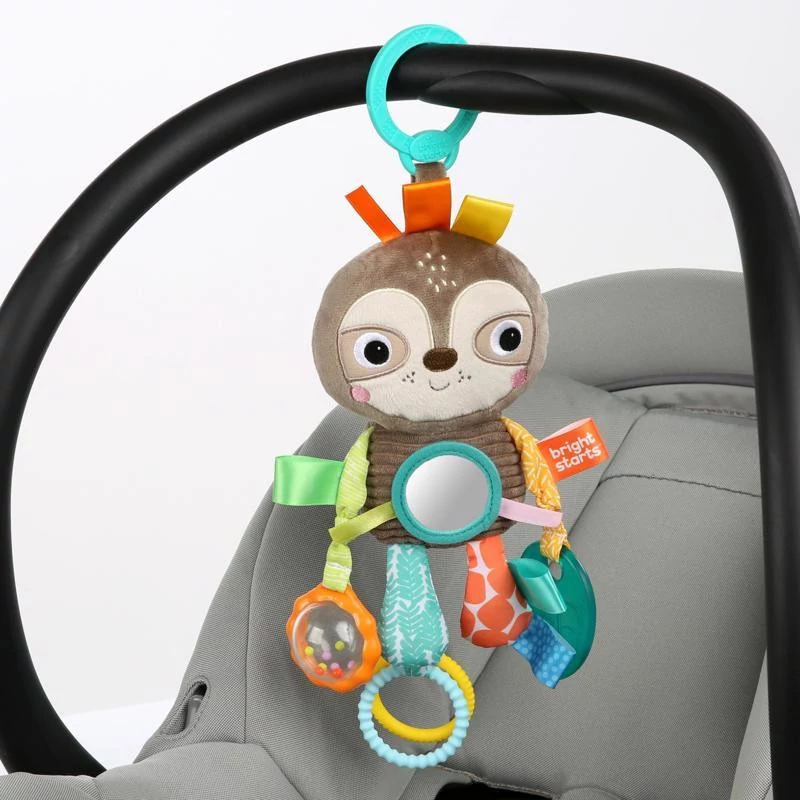 BRIGHT STARTS Játék C karikán Playful Pals lajhár 0hó+