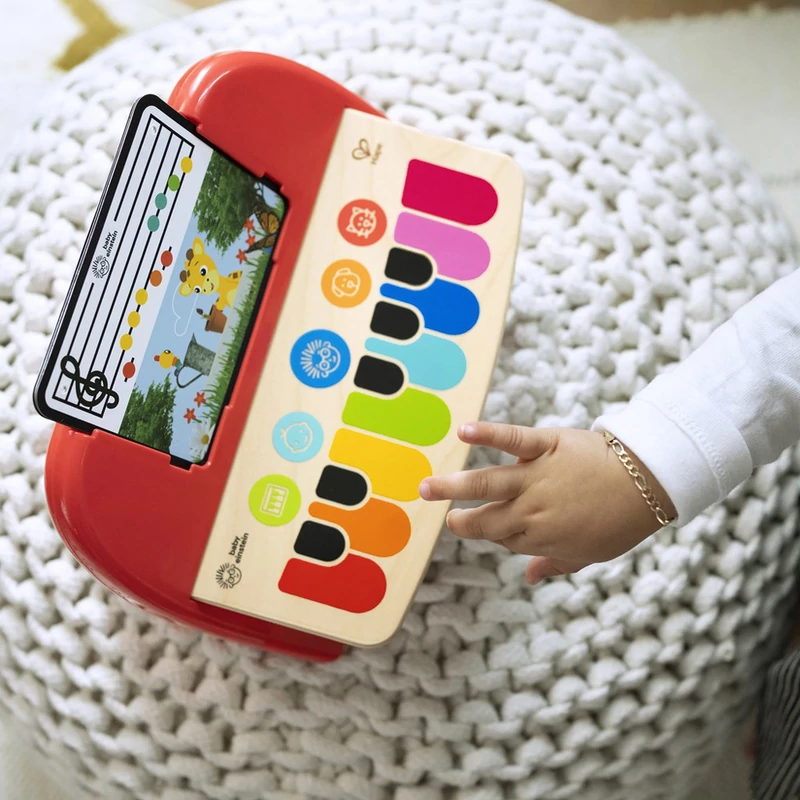 BABY EINSTEIN Játék fa zenélő zongora Cal’s First Melodies Magic Touch HAPE 6hó+