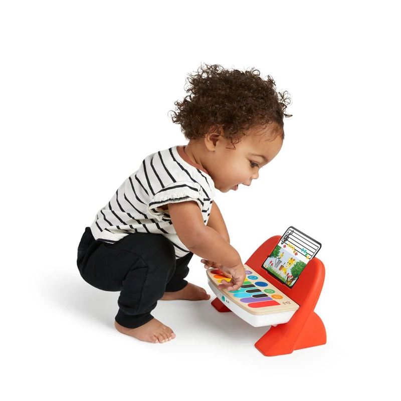 BABY EINSTEIN Játék fa zenélő zongora Cal’s First Melodies Magic Touch HAPE 6hó+