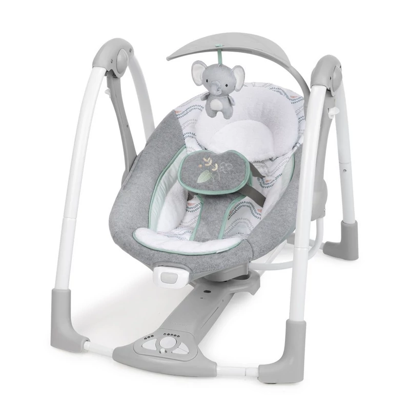 Ingenuity Átalakítható rezgő hinta dallamokkal és adapterrel, Swell™, 2in1, 0 hó+, 9 kg-ig