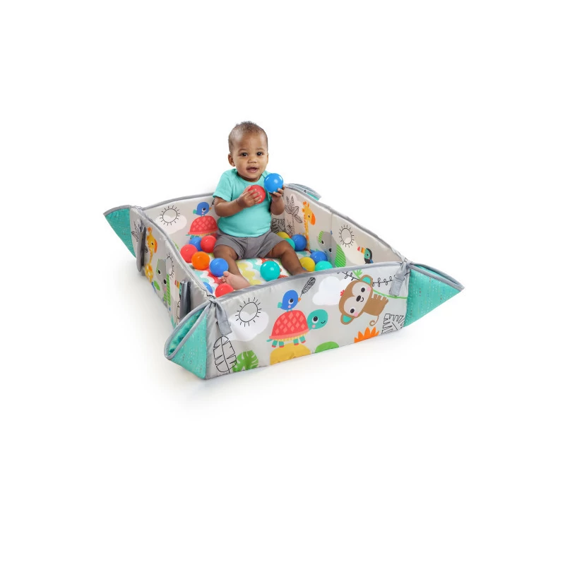 Bright Starts Játszószőnyeg, 5in1 Your Way Ball Play™, Totally Tropical™, 0 hó+