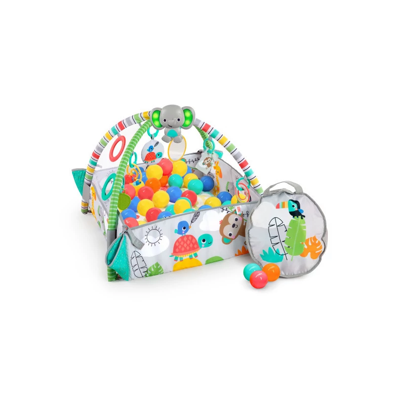 Bright Starts Játszószőnyeg, 5in1 Your Way Ball Play™, Totally Tropical™, 0 hó+